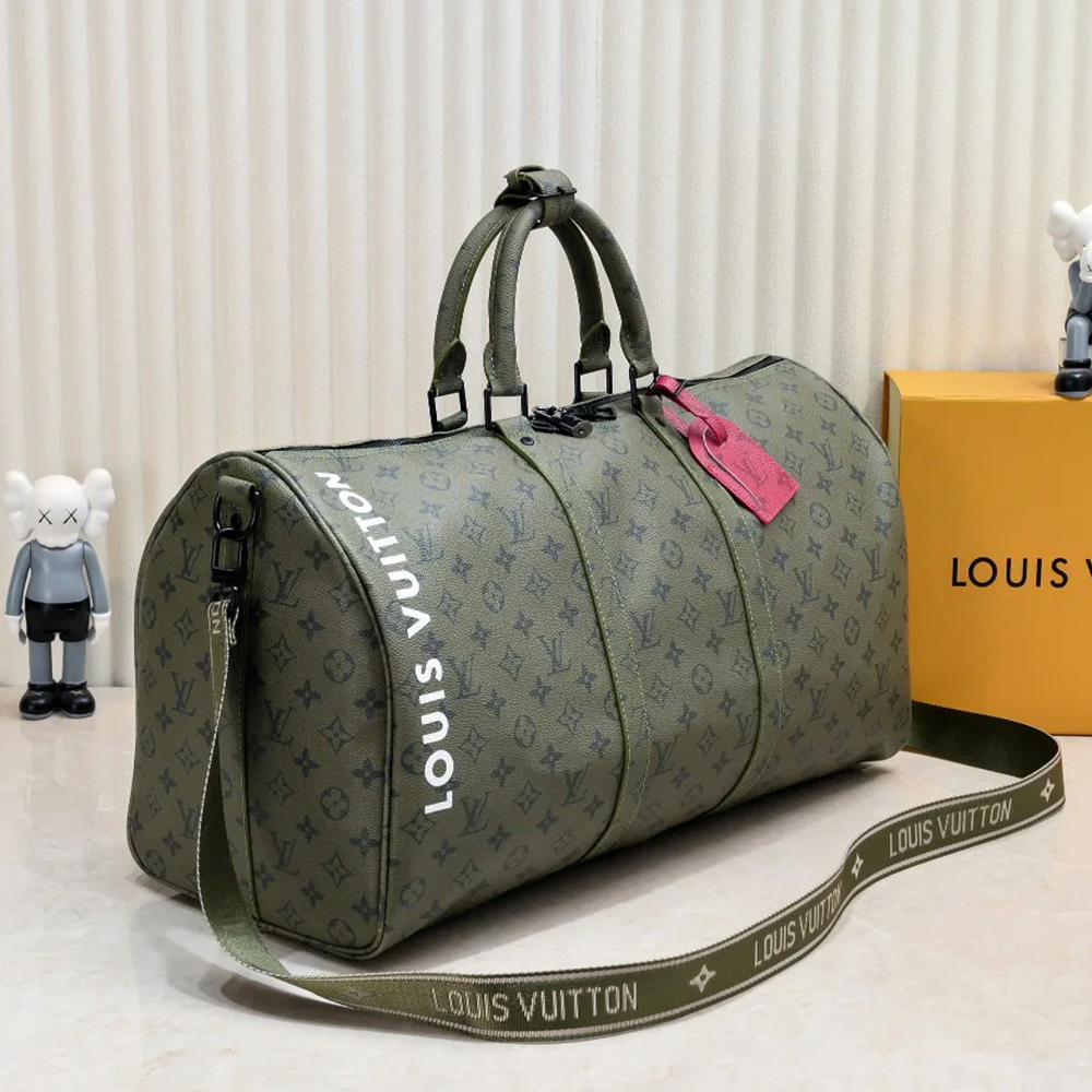 Louis Vuitton Military Green Kepall45 Travel Bag  (Replica)
