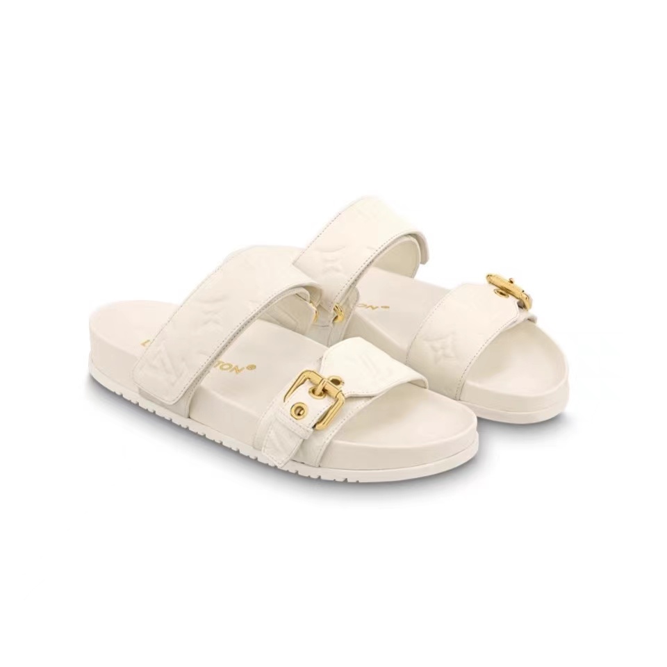 Louis Vuitton LV Bom Dia Fashion Flip-flops Slide Sandal (Replica)