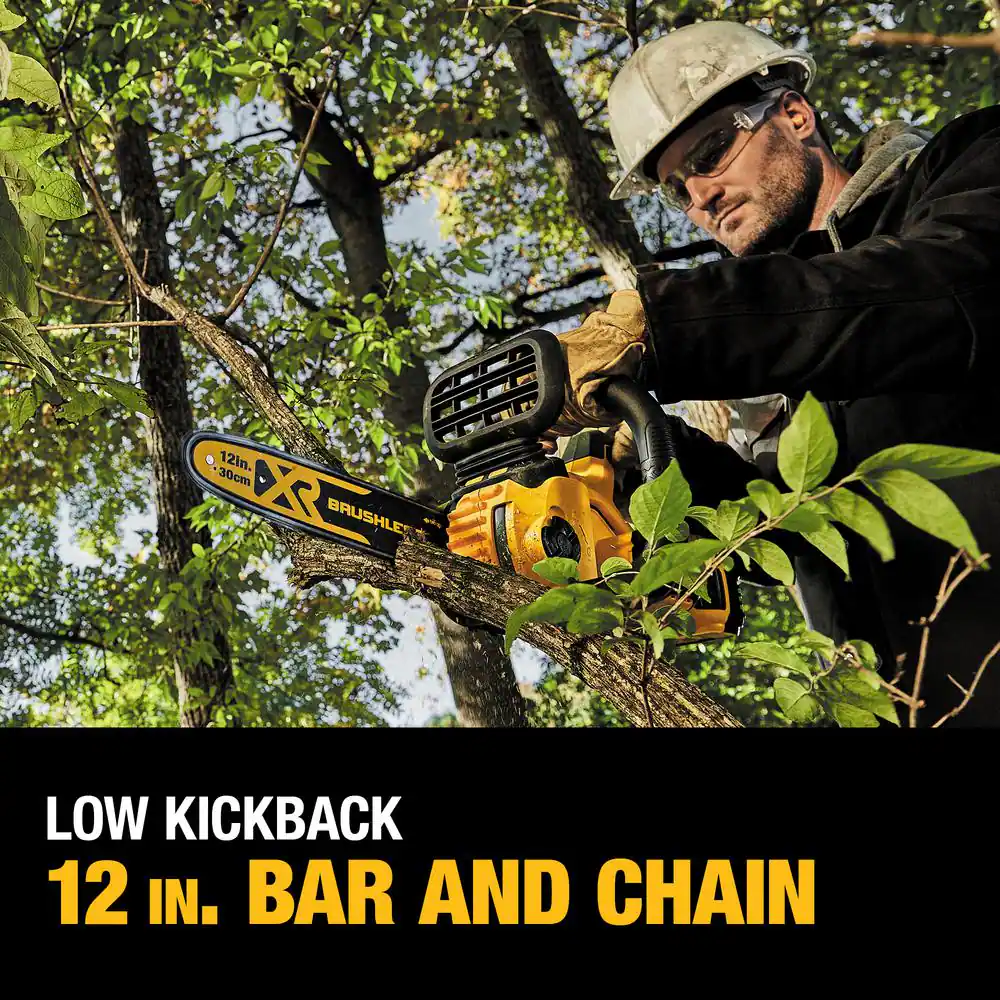 20V MAX 12in. Brushless Cordless Battery Powered Chainsaw (Tool Only)
