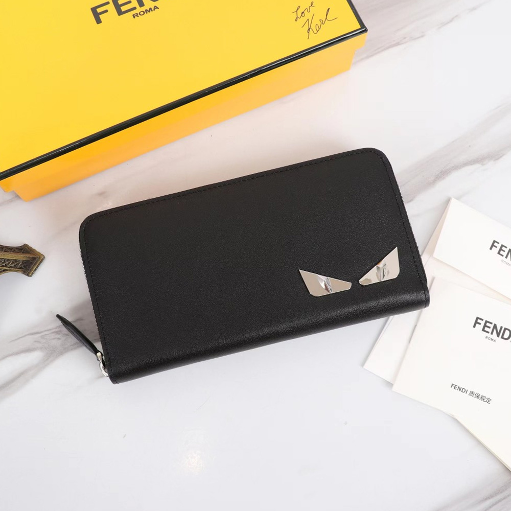 FENDI FF Printing Leather Wallte (Replica)