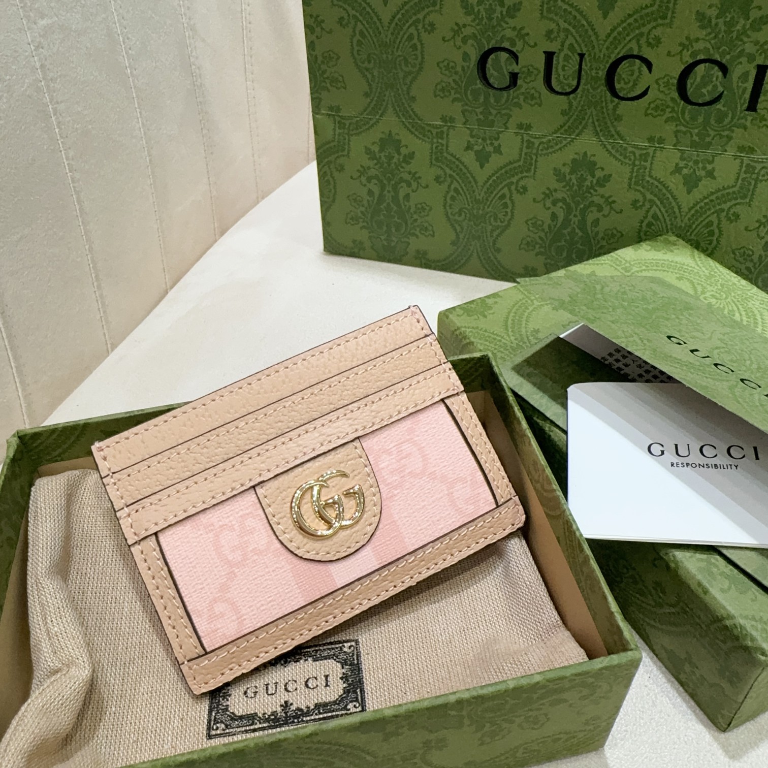 TOP GUCCI GG Ophidia Card Bag 10x7cm - 2 Colour
