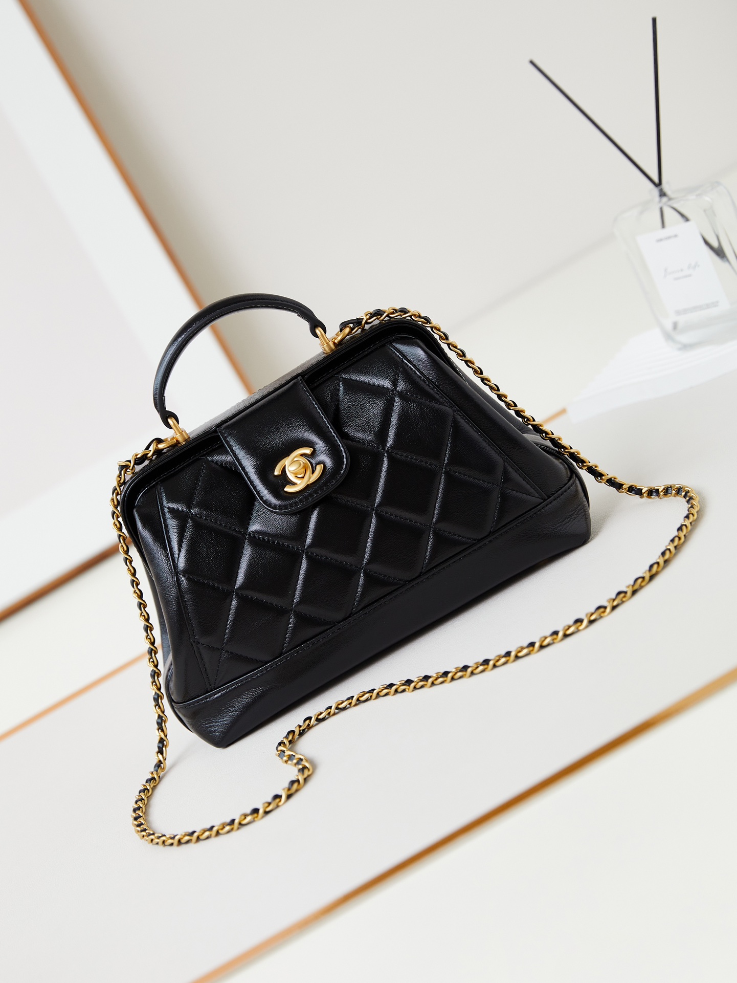 TOP CHANEL Top Handle Bag 16×23.5×8cm - 5 Color