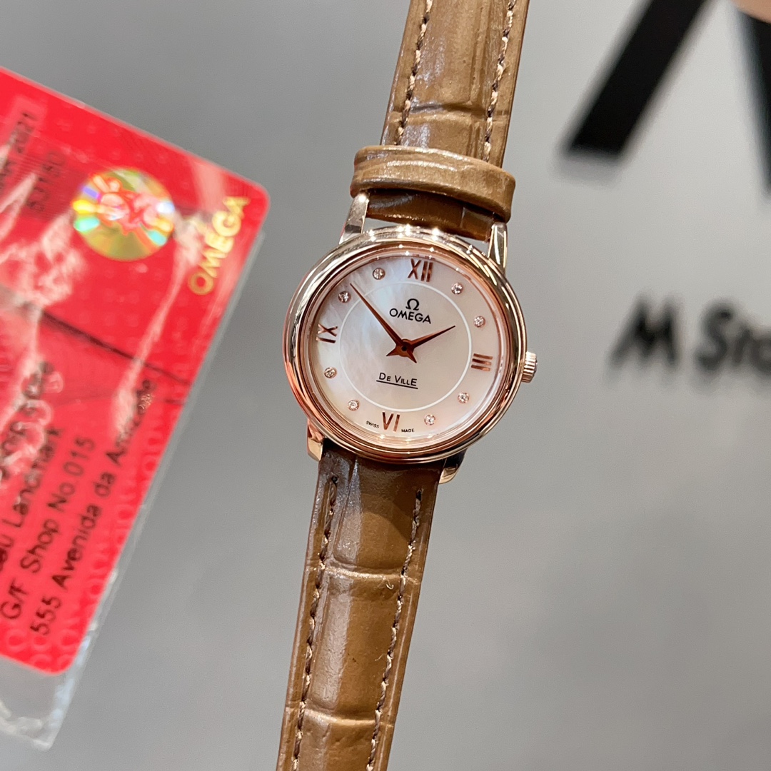 TOP OMEGA Watch 27.4mm-Brown