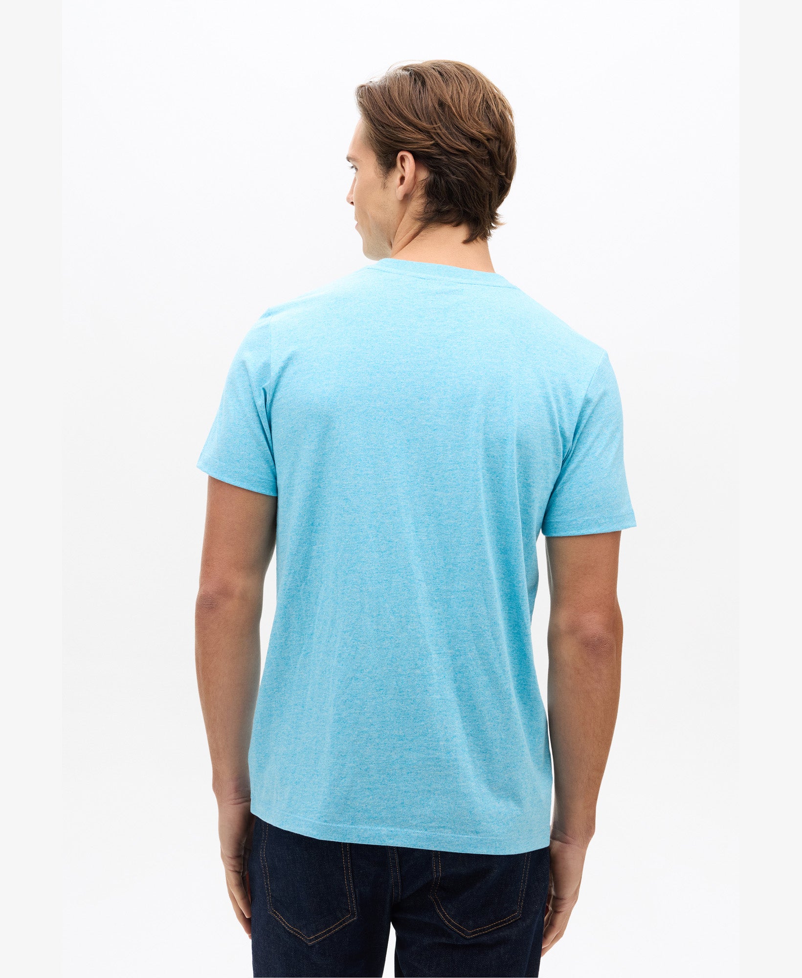 Vintage Logo Chest Tee | Turquoise Sea Grit