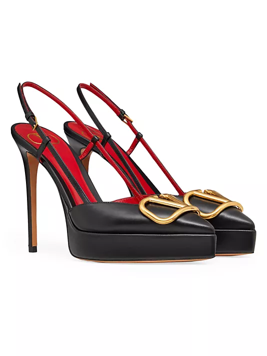TOP VALENTINO 12cm High Heel Pumps - Black