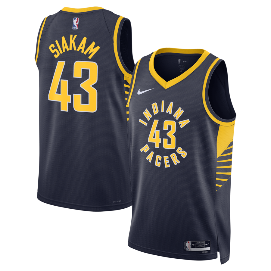Indiana Pacers Pascal Siakam Navy Swingman Jersey - Icon Edition