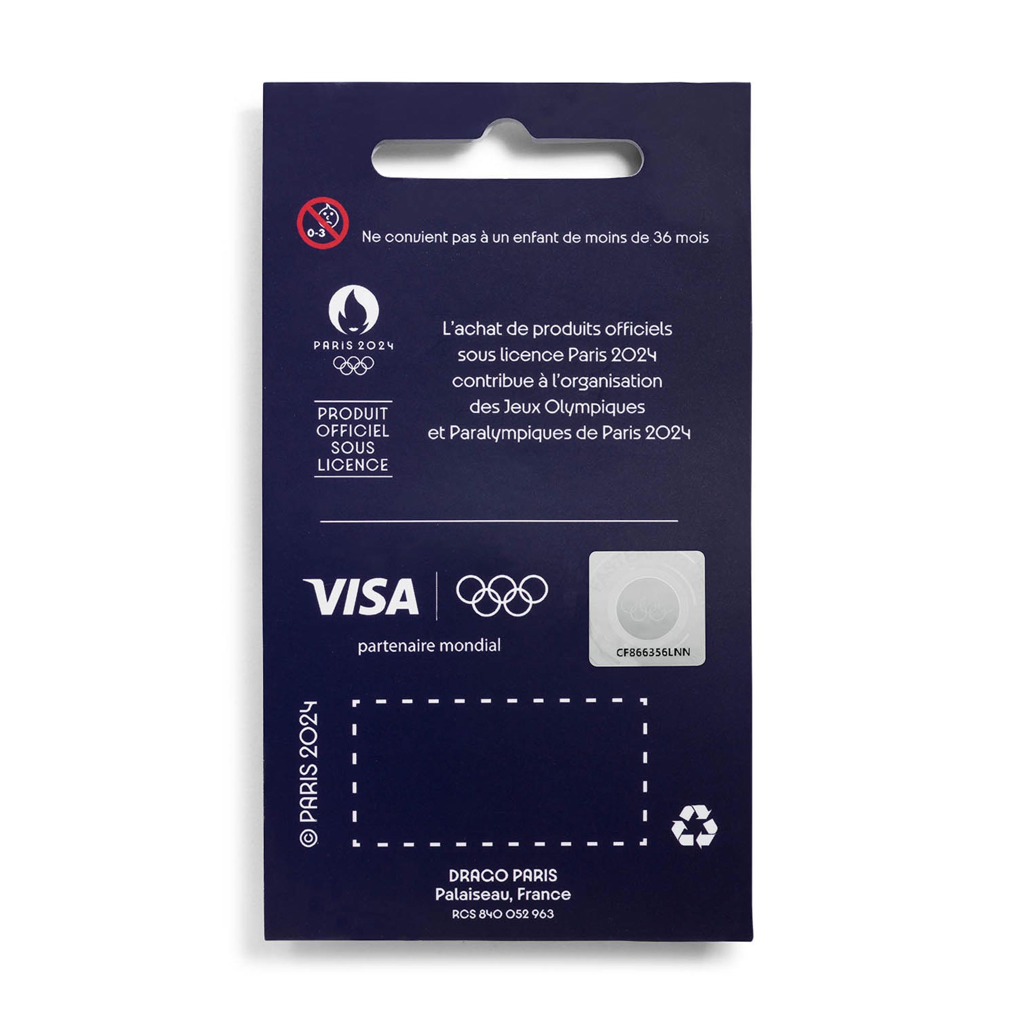 Paris 2024 Olympics Swimming Pin Badge