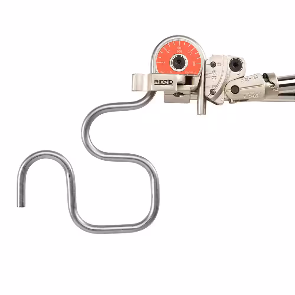 3/8 in. Model 606 Heavy-Duty Stainless Steel Pipe and Tubing Bender with Extra Long 16 in. Handles (Imperial)