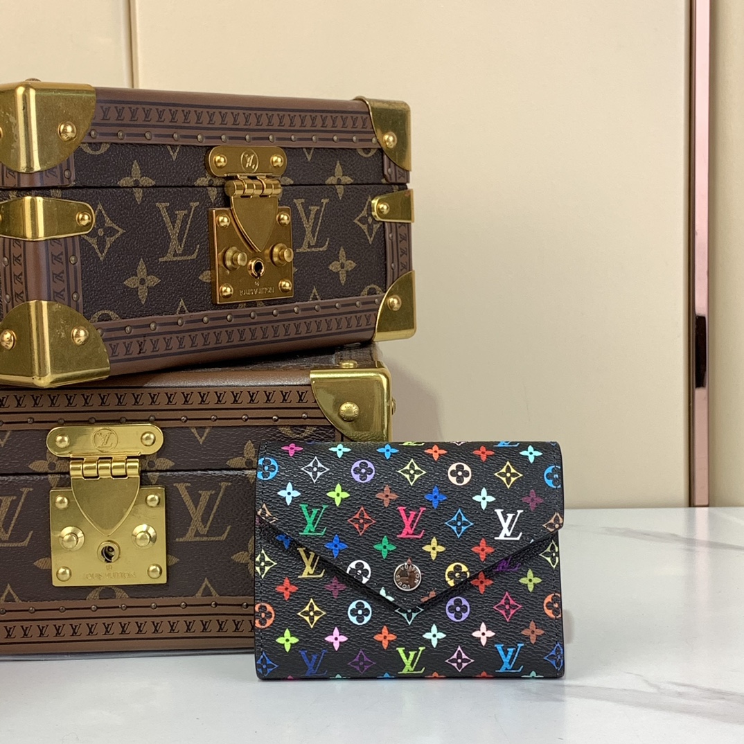 TOP Louis Vuitton LV LV x TM Victorine Wallet 12 x 9.5 x 2.5CM - 2 Colors