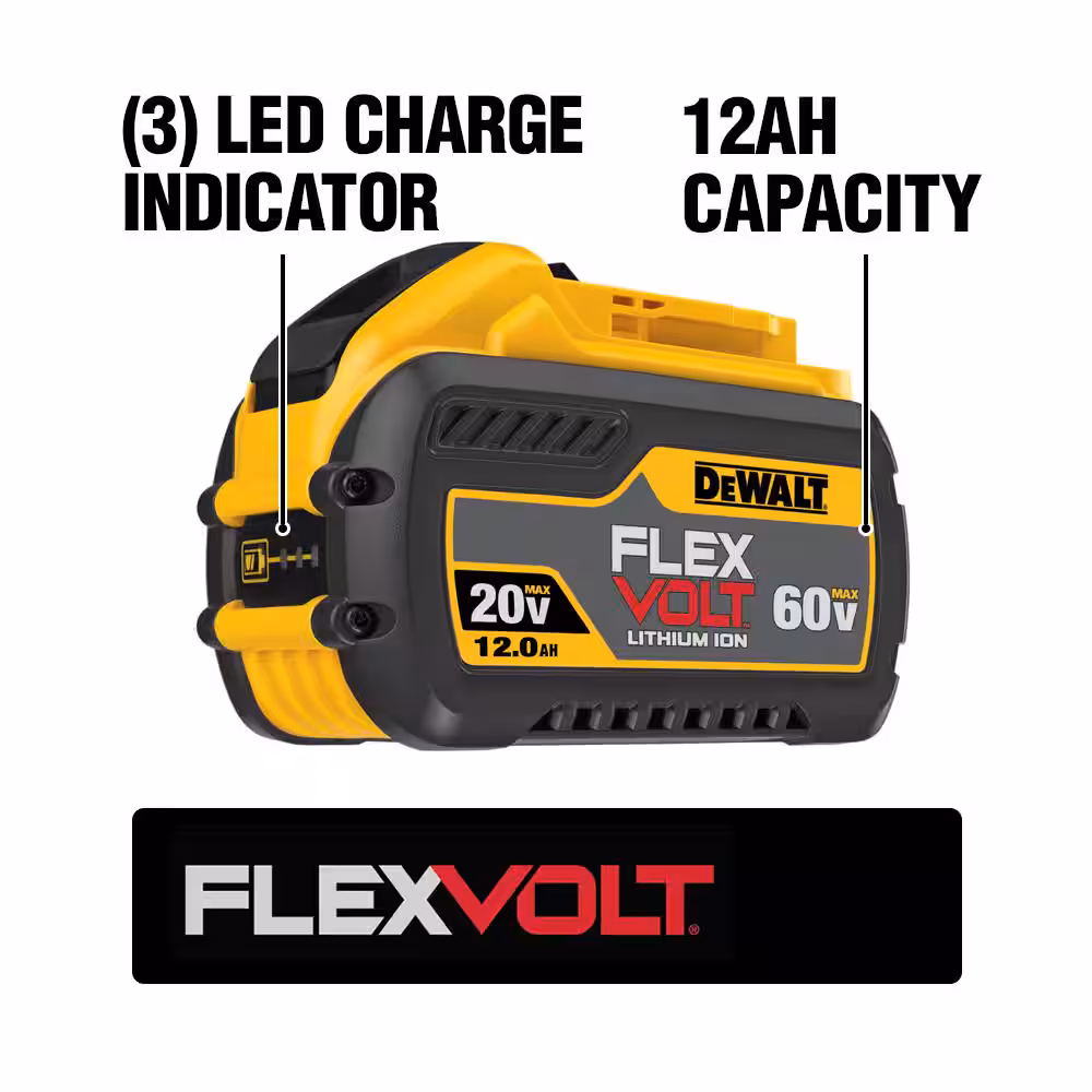 FLEXVOLT 20V/60V MAX Lithium-Ion 12.0Ah Battery