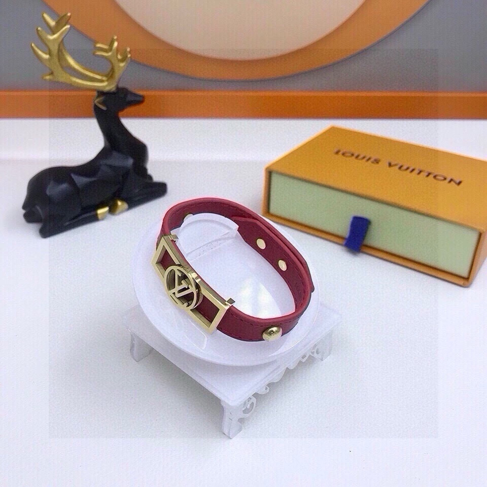 TOP Louis Vuitton LV Bracelet - Red