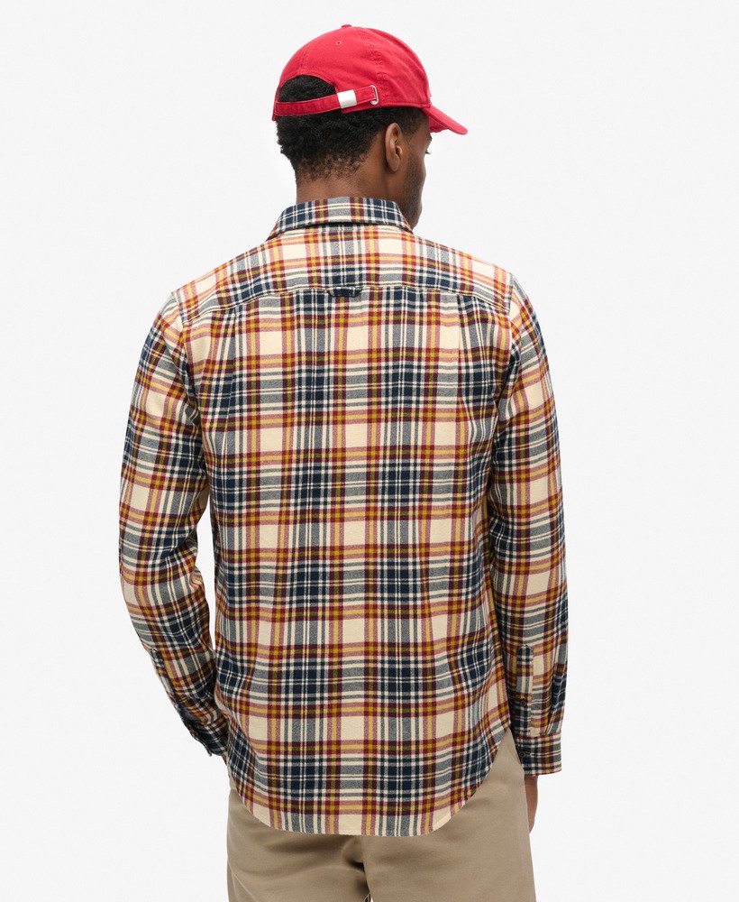 Organic Cotton Lumberjack Check Shirt | Portland Check White