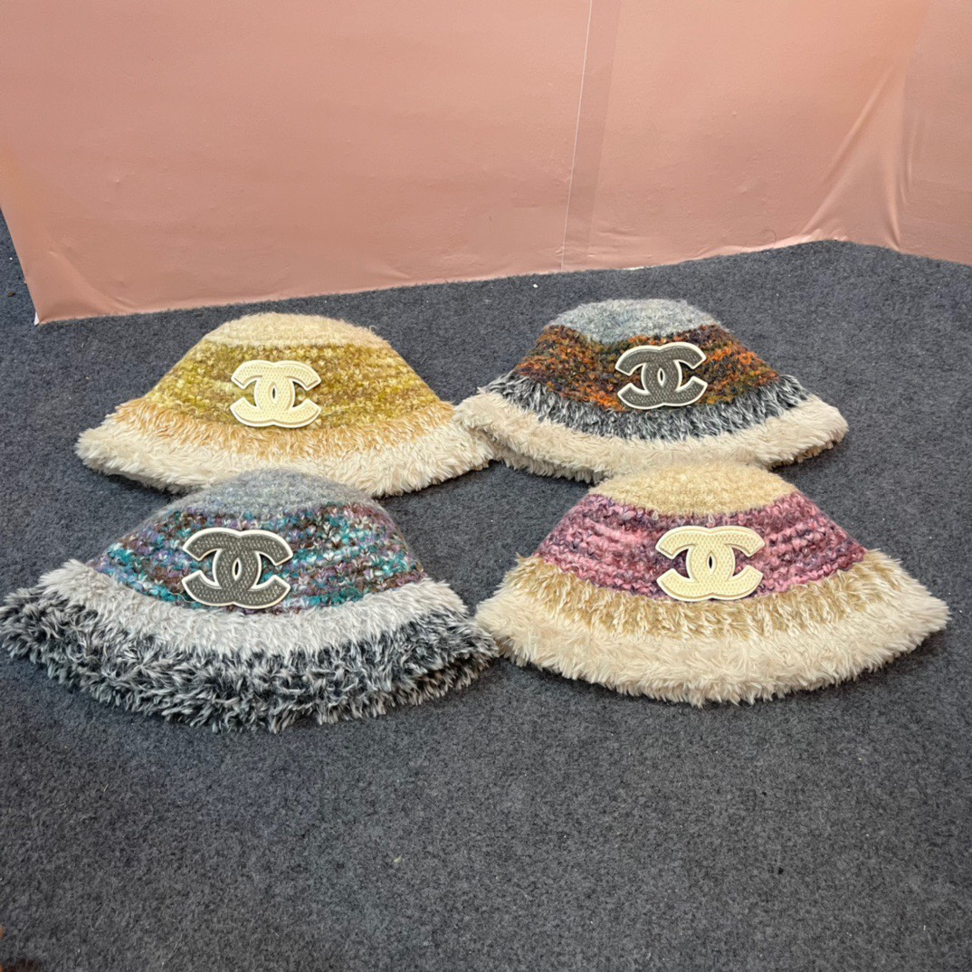 TOP CHANEL Knitted Fisherman's Hat - 4 Color