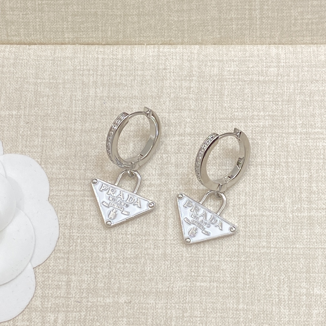 TOP PRADA Triangle Earrings - 6 Colors