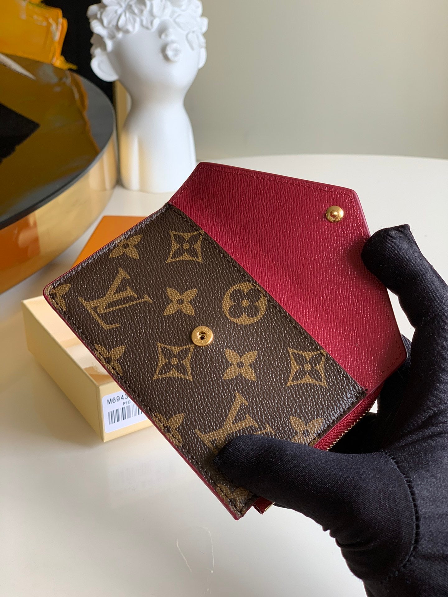 TOP Louis Vuitton LV LV Compact Key Wallet - Monogram