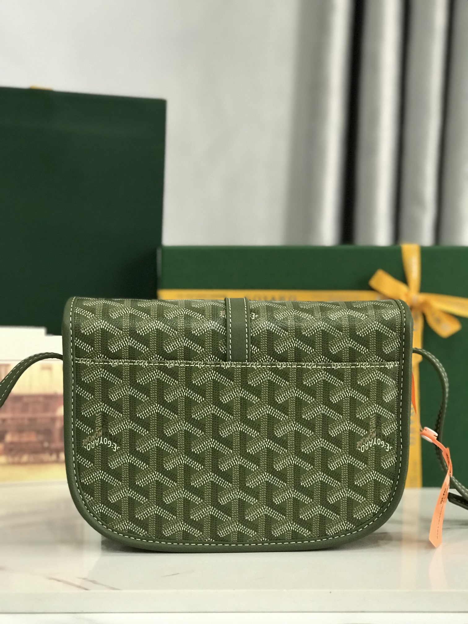 TOP Goyard Belvédère Bag 21*16*6 cm - Green