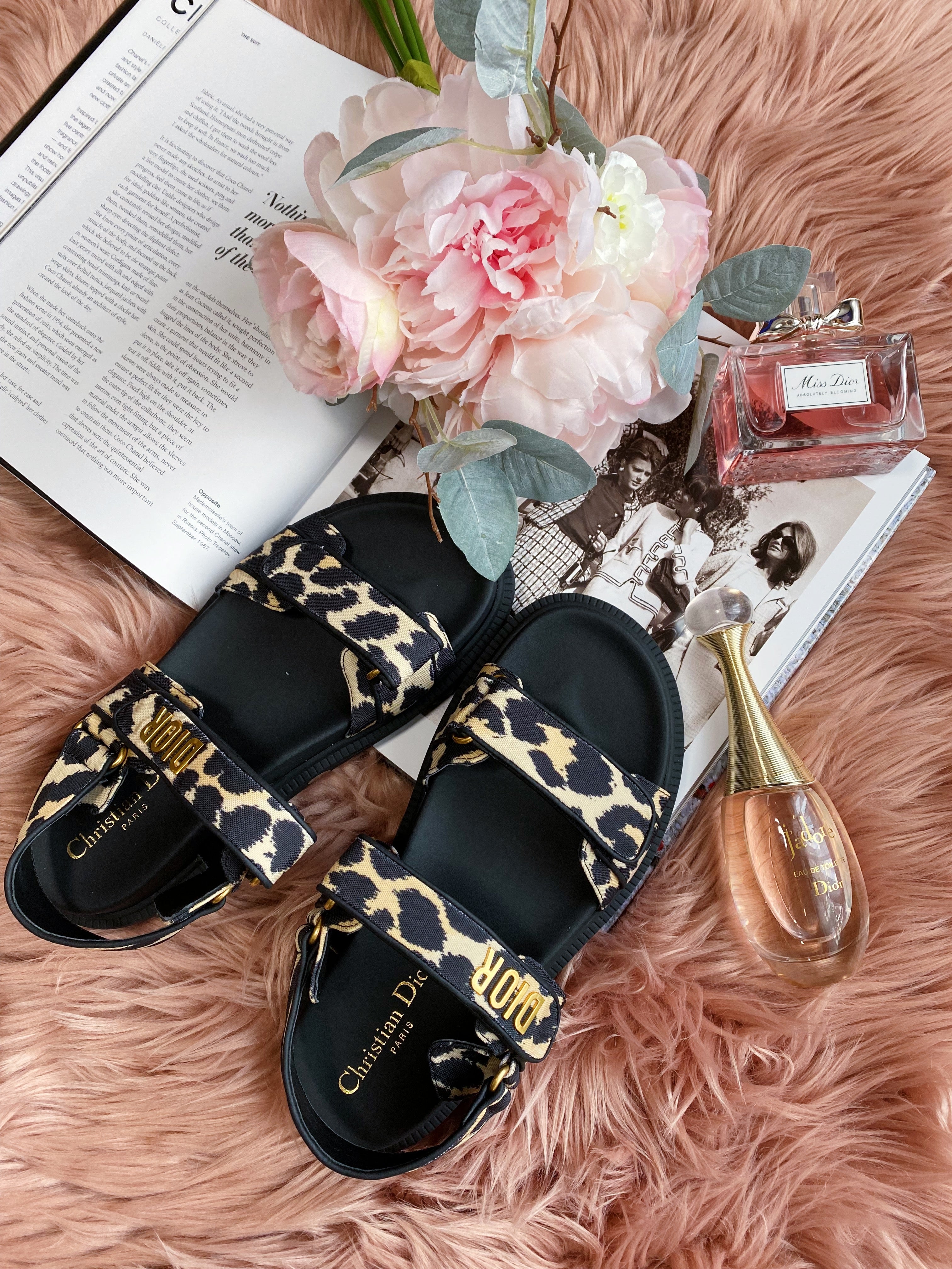 TOP Christian DiorAct Sandals Technical Fabric - Mizza Printed