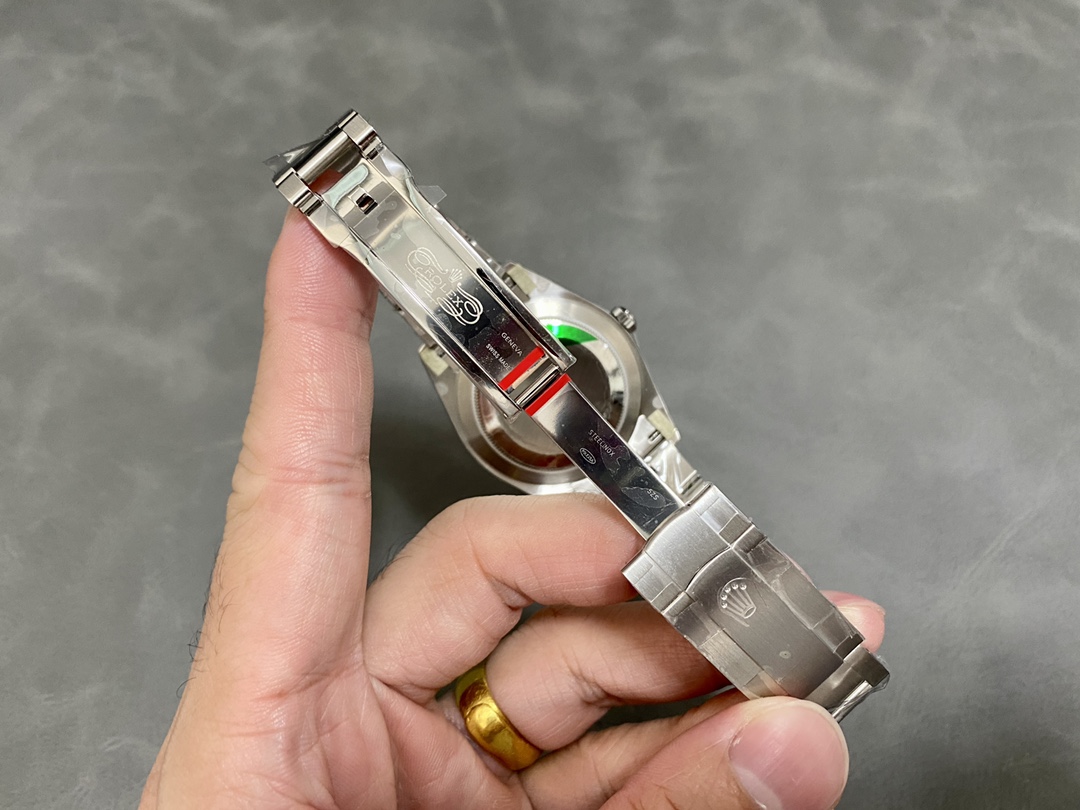 TOP ROLEX Oyster Perpetual Purple Dial Watch 39mm - Sliver