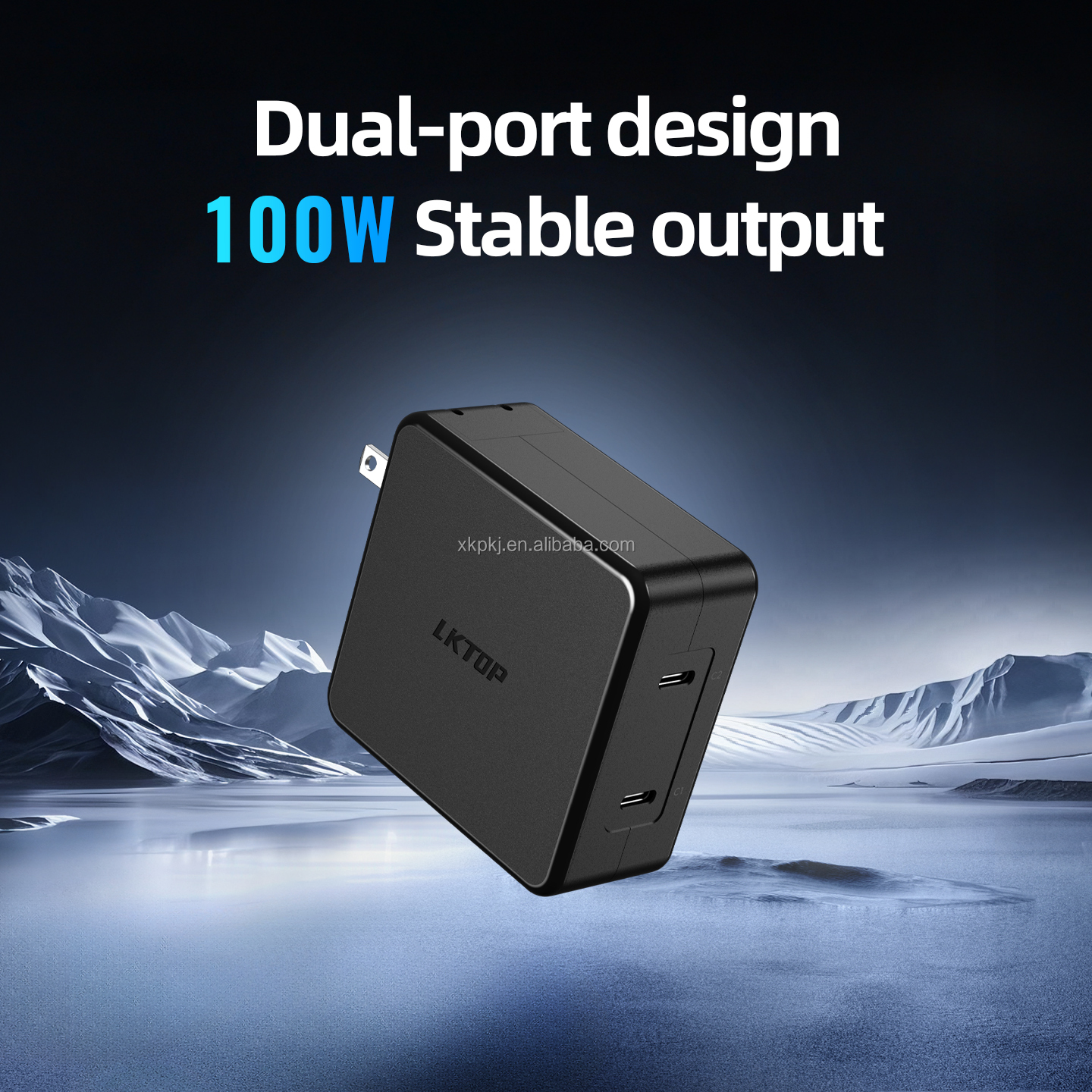 LKTOP 100W GaN Fast Charger Compatible with DJI Mini 5 Pro Air 3 and Air 3S Drones for DJI Mini 5 Pro Air 3 and Air 3S Drones