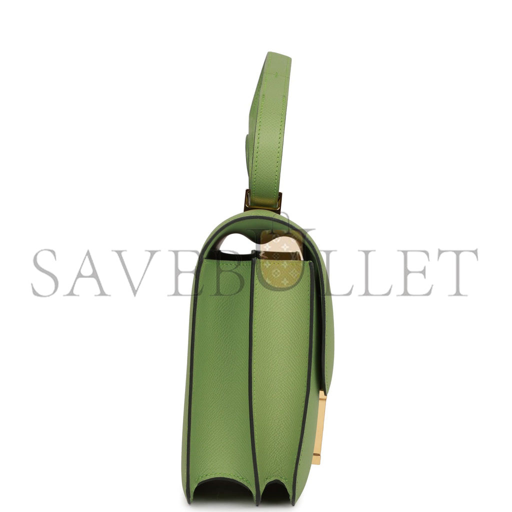 Hermes Constance 24 Vert Criquet Epsom Gold Hardware