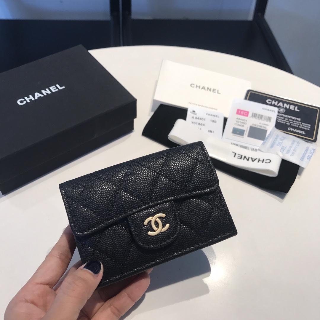 TOPCHANEL Classic Diamond Patterned Folding Wallet 10.5*7.5*3cm - 12 Colour