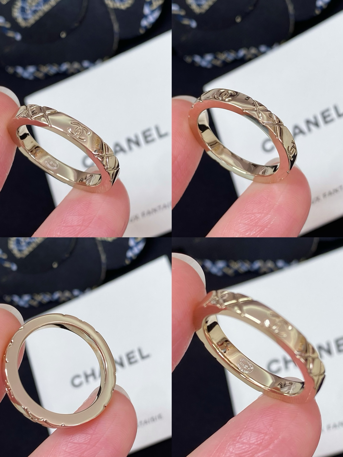 TOP CHANEL Ring Set - Gold