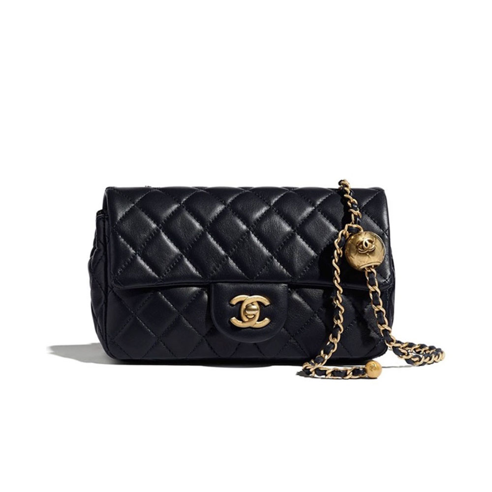 Chanel CF Calfskin Golden Ball 20CM（10A Mirror Version）