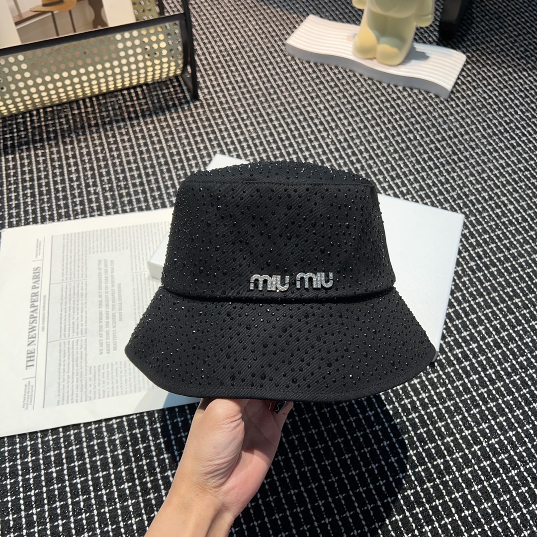 TOP Miu Miu Water Diamond Fisherman's Hat - 3 Colors