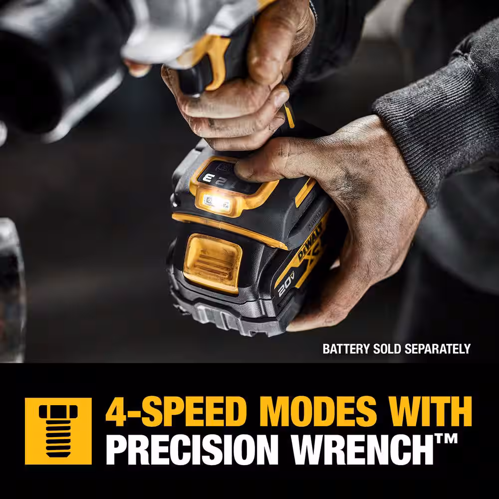 20V 1/2 in. High Torque Impact Wrench (Tool Only)