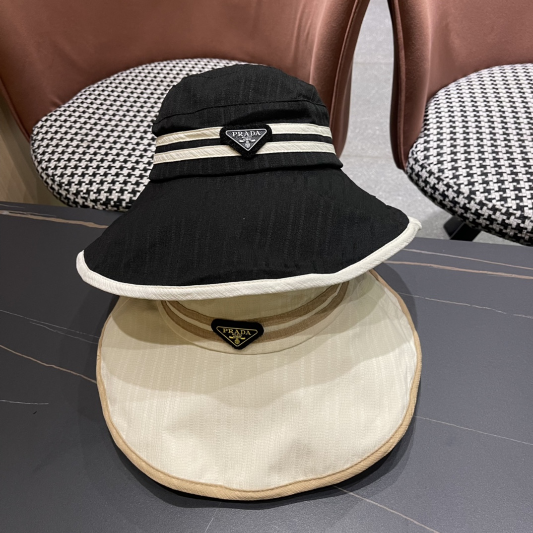 TOP PRADA Sunscreen Fisherman's Hat - 2 Colors