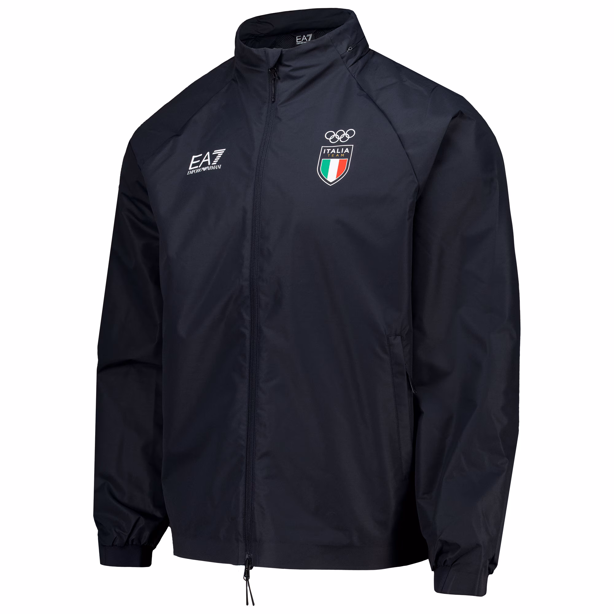 Team Italy EA7 Emporio Armani Tech Jacket - Navy
