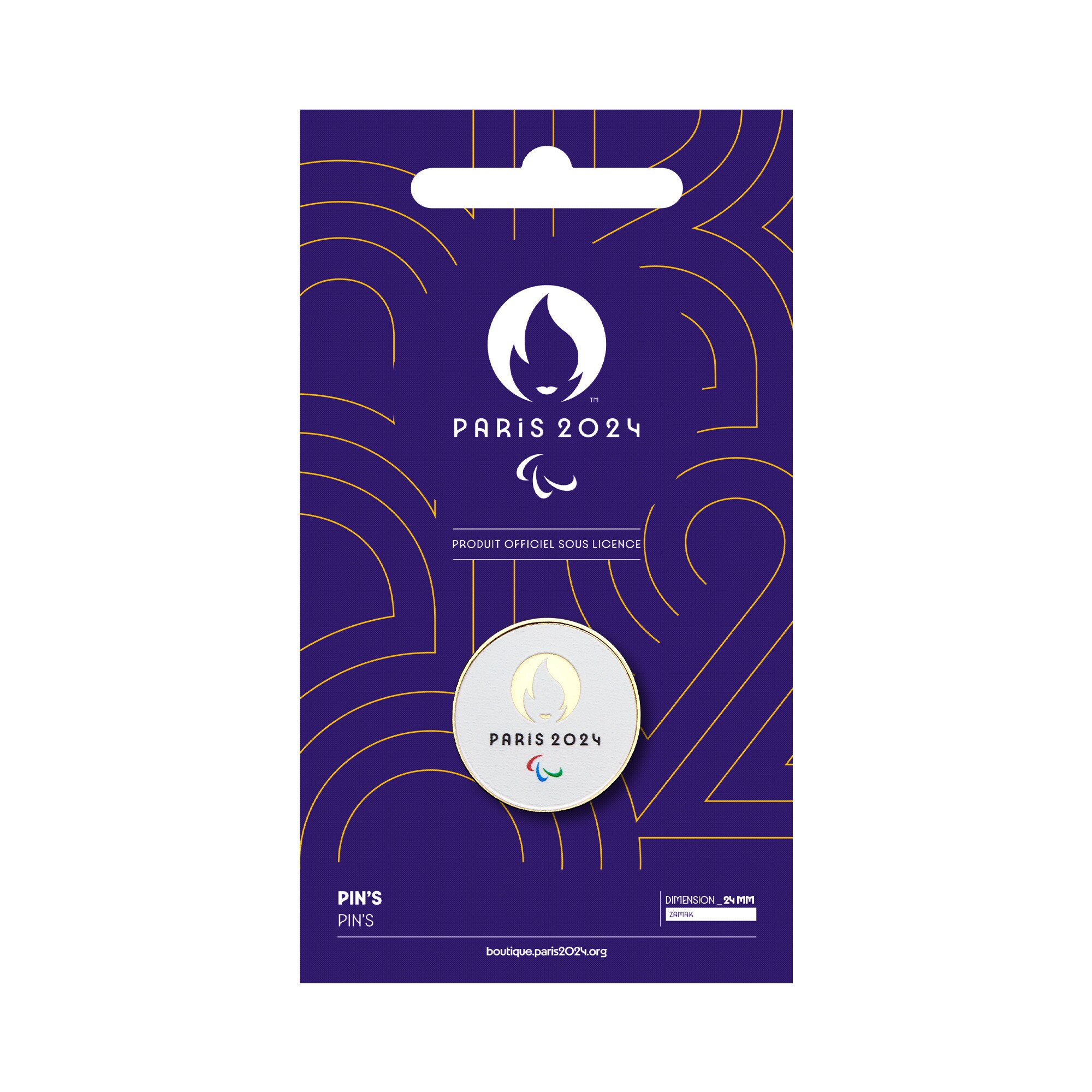 Paris 2024 Paralympics Pin Badge