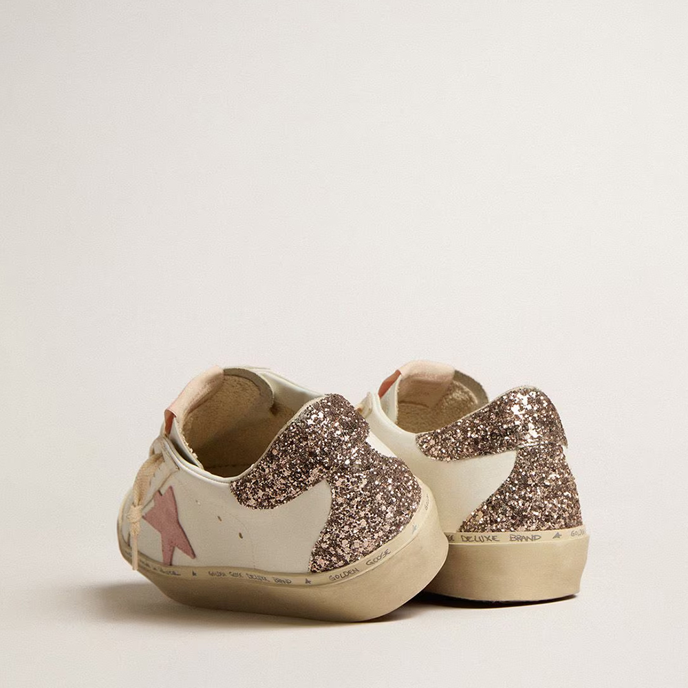 Golden Goose Hi Star in white leather  (Replica)