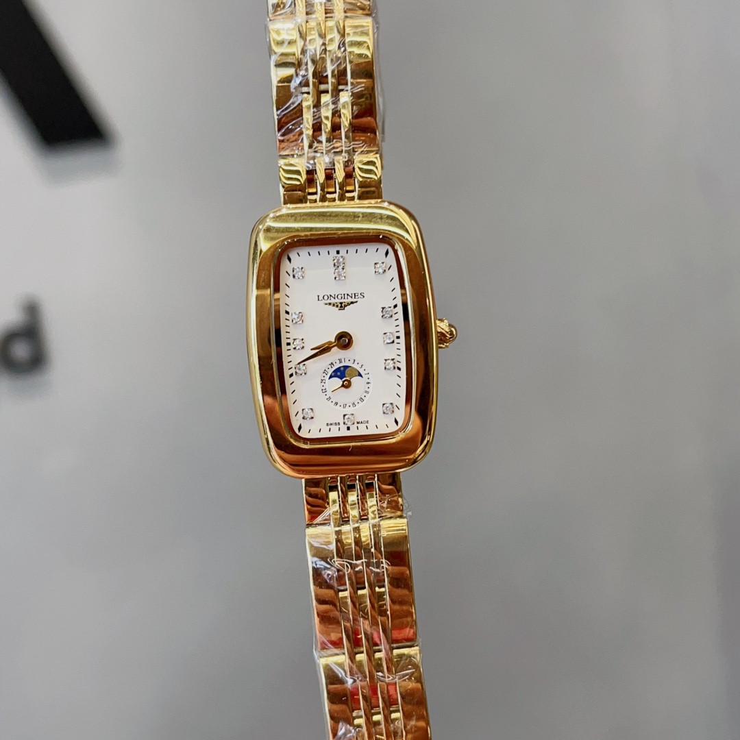 TOP LONGINES Small Gold Bar Series Watch 26mm