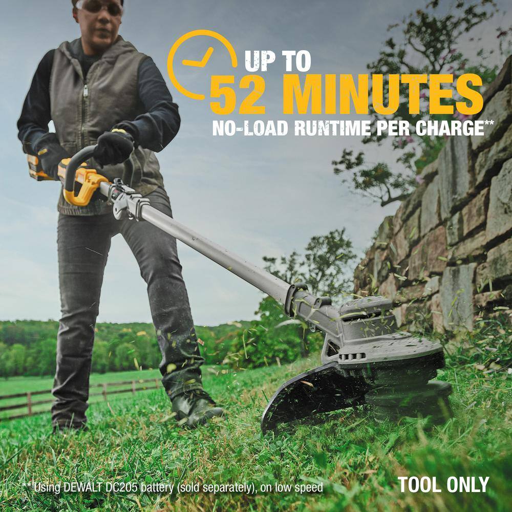 20V MAX Brushless Cordless Battery Powered String Trimmer (Tool Only) with Trimmer Line