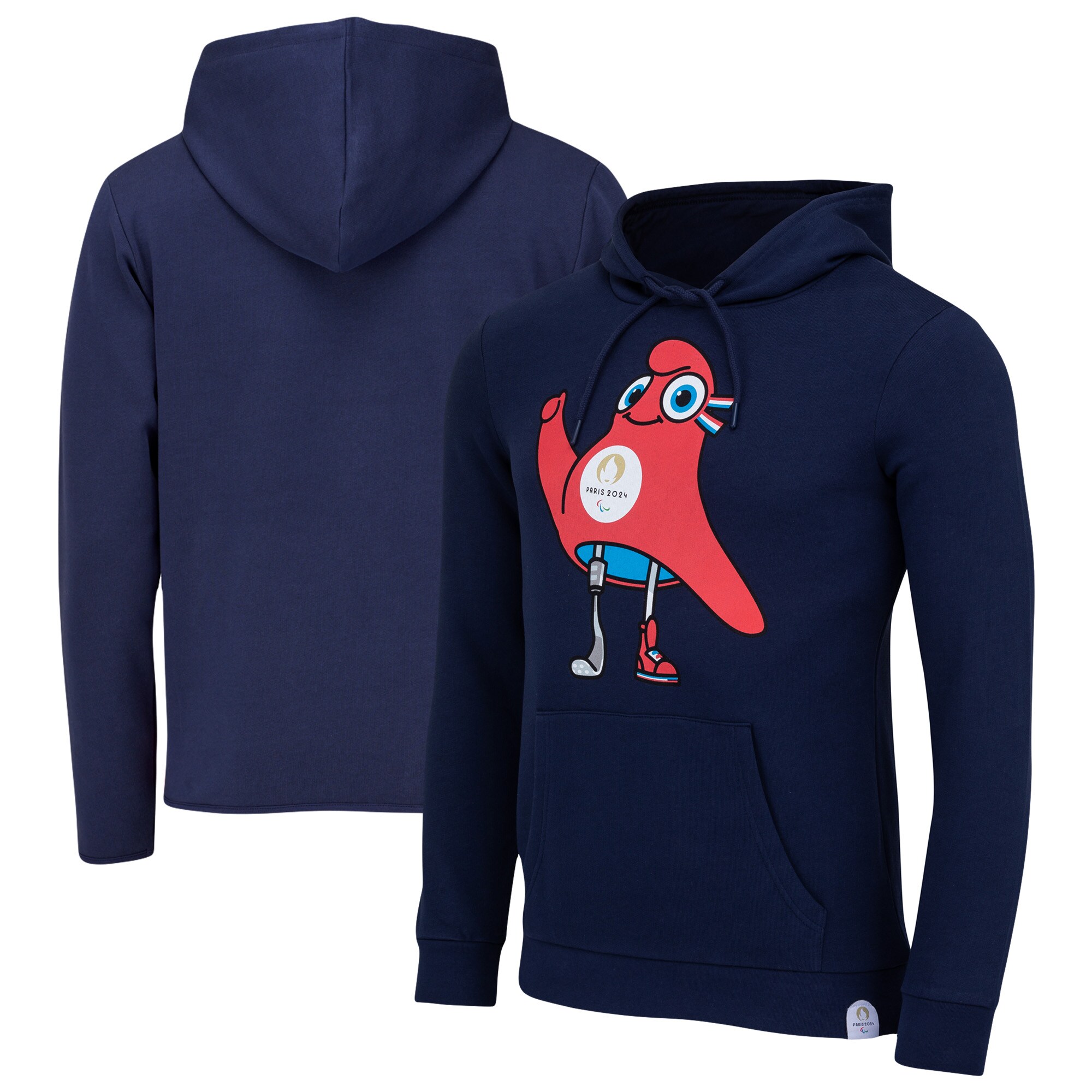 Paris 2024 Paralympics Mascot Hoodie - Navy - Kids