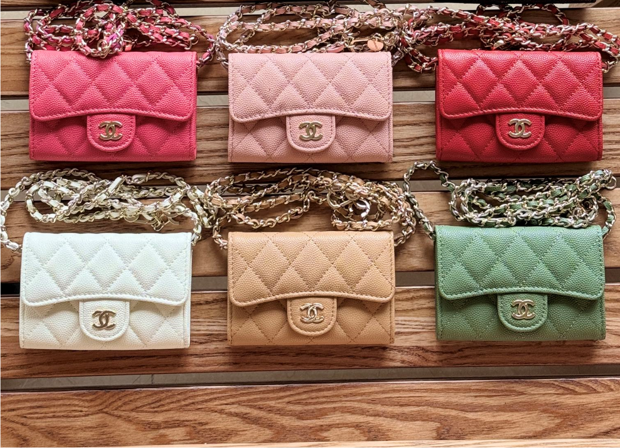 TOP CHANEL Caviar And Cowhide Waist Bag 11 ×2 ×7.5cm - 6 Colour