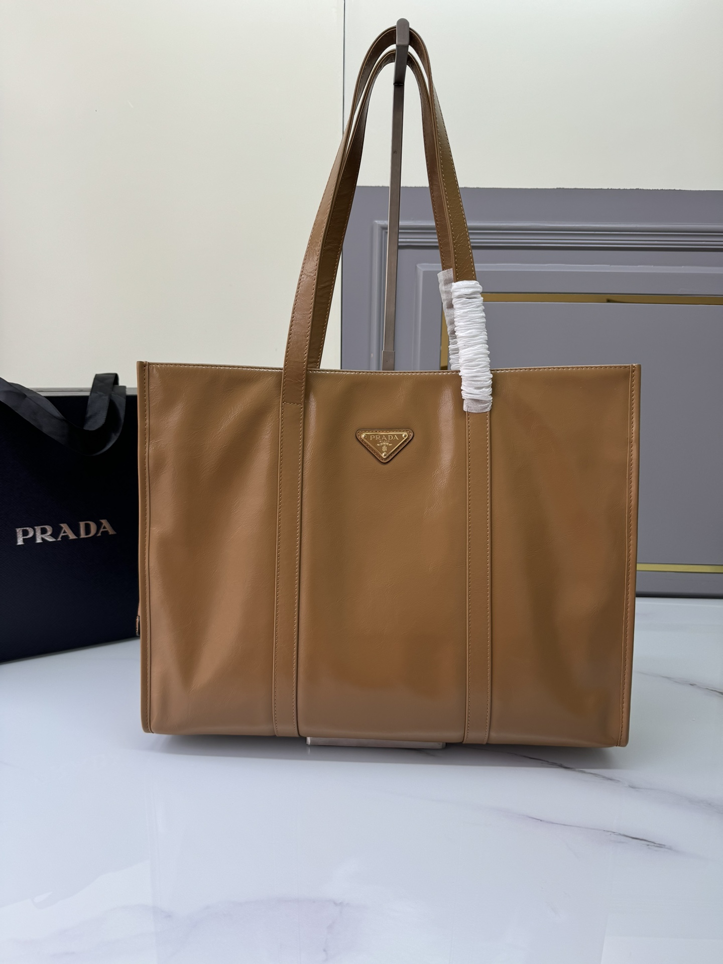 TOP PRADA Leather Tote Bag 39Ｘ31Ｘ10CM - 3 Colour
