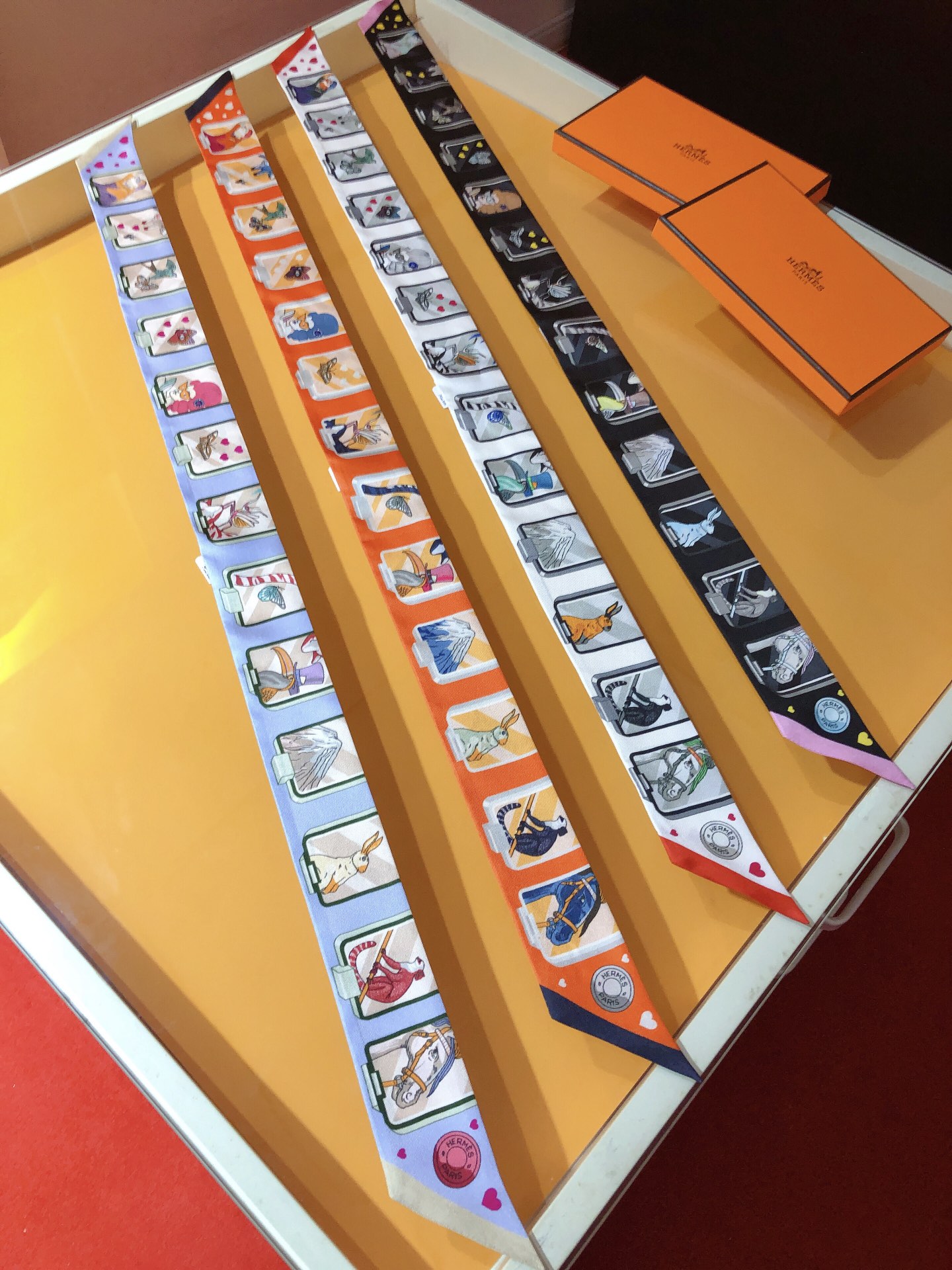 TOP HERMES Dynamic Sharing Twilly Scarf 86 x 5 cm - 4 Colours