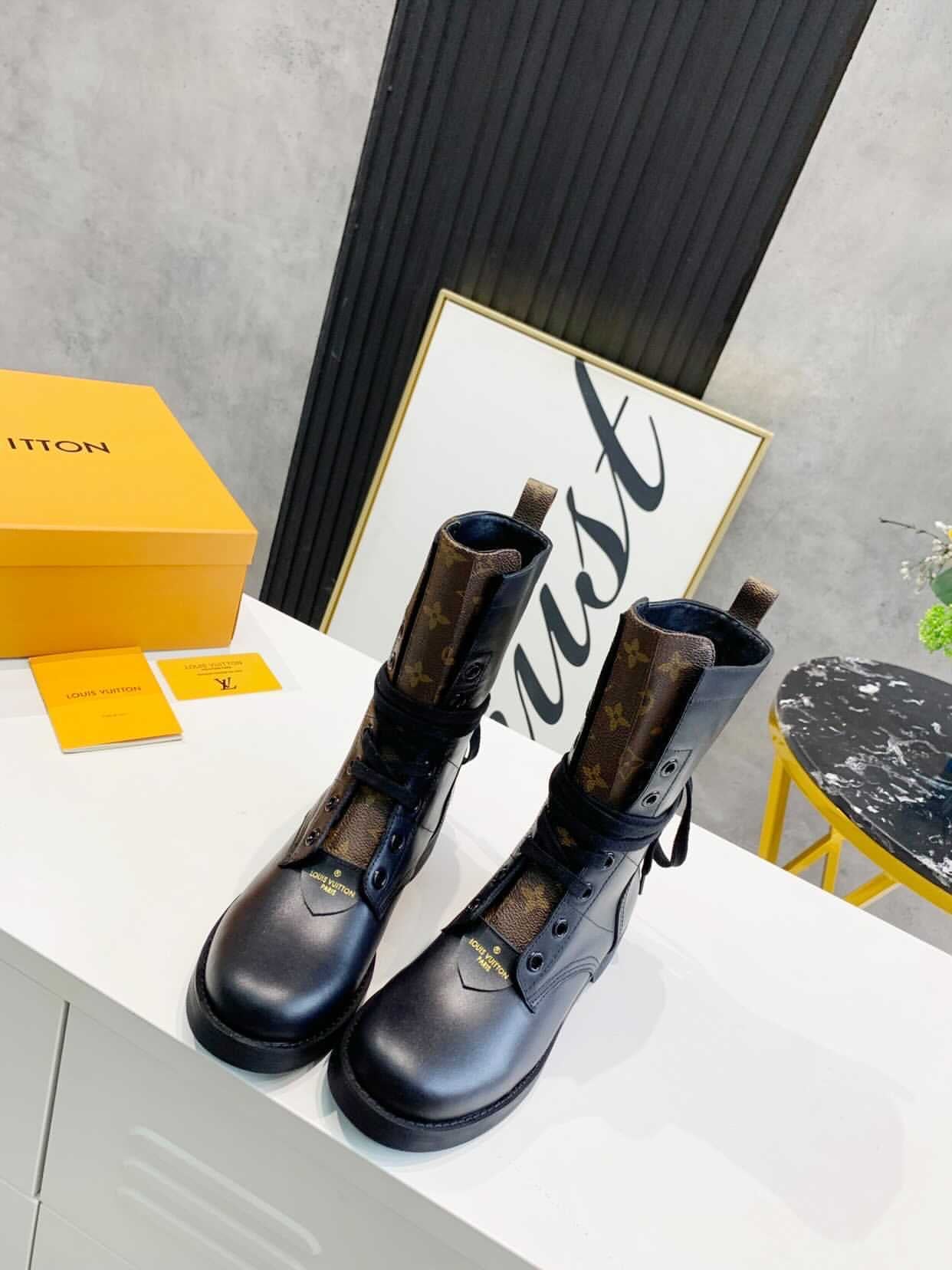 TOP Louis Vuitton LV LV Metropolis Flat Ranger Boots