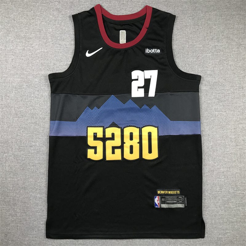 Men's Jersey 2024 Season Nuggets #27 Black City Edition MURRAY