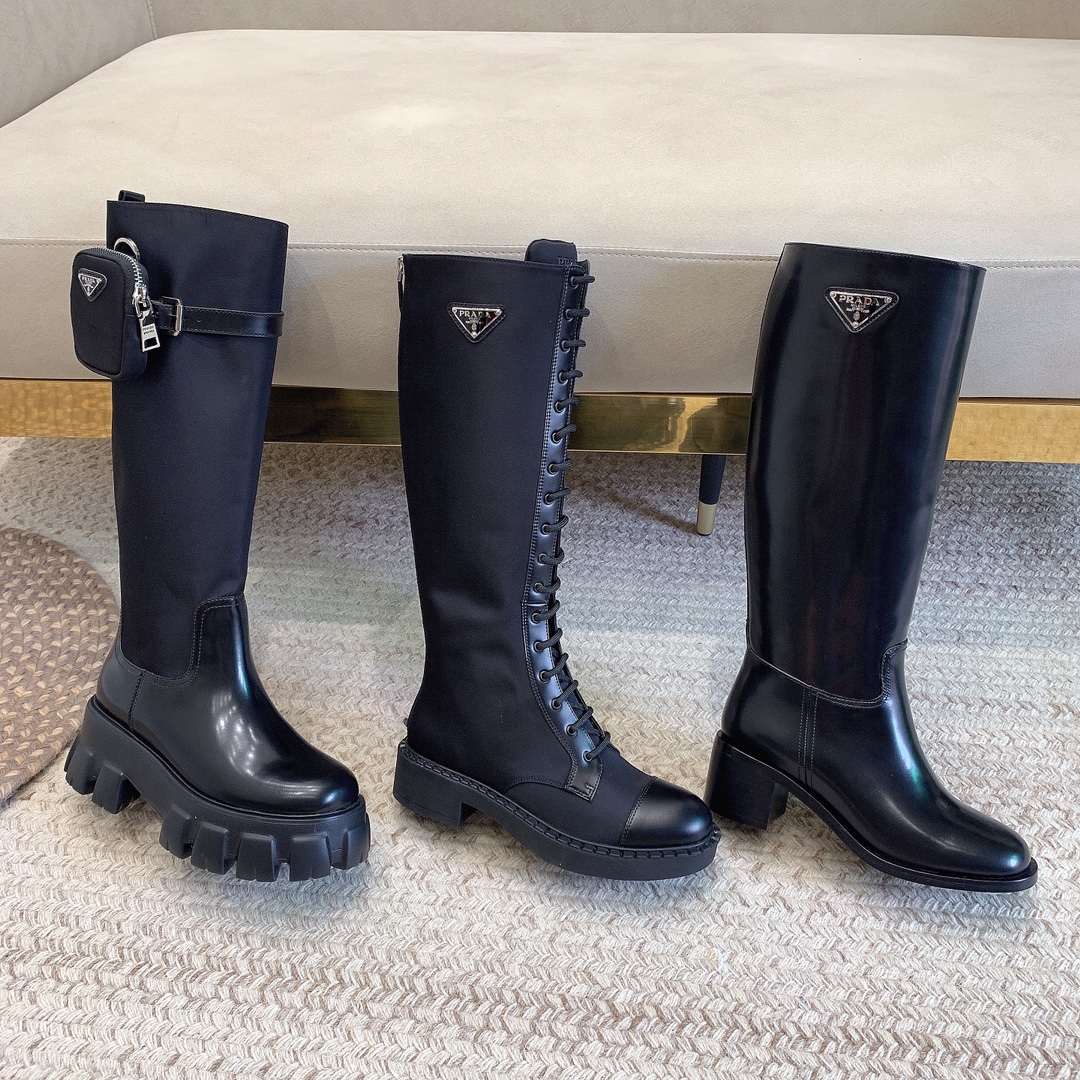 TOP PRADA Classic Autumn And Winter Boots - 3 Colors