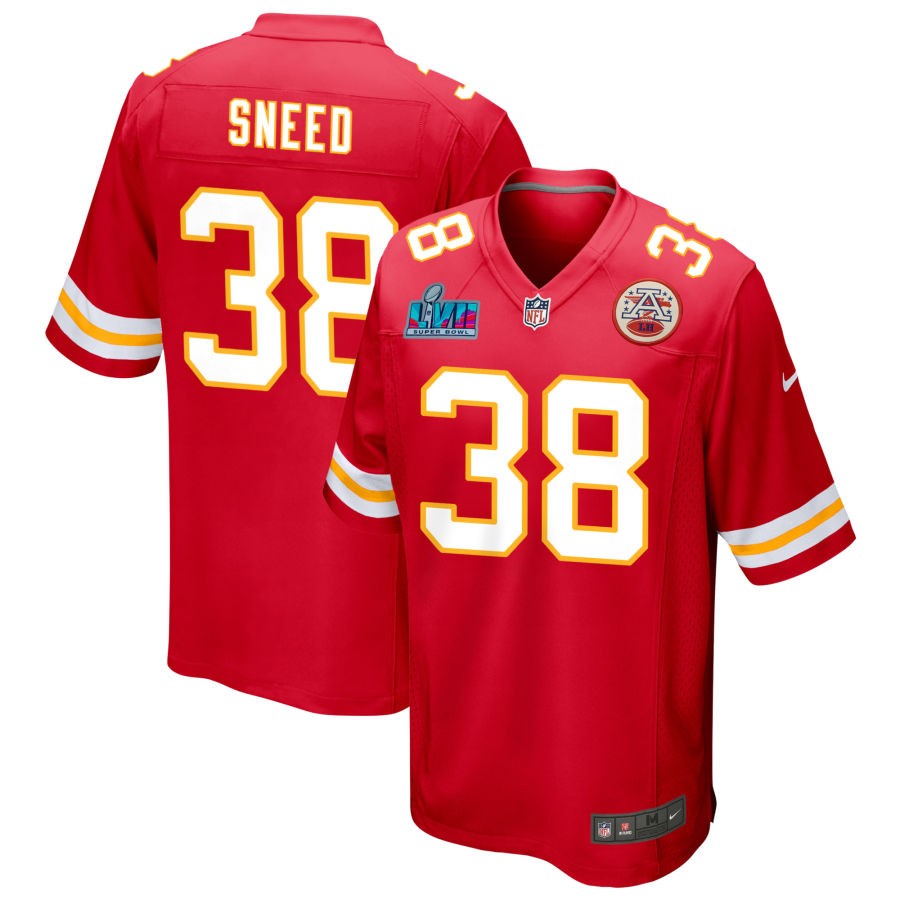 L'Jarius Sneed Kansas City Chiefs  Super Bowl LVII Game Jersey - Red