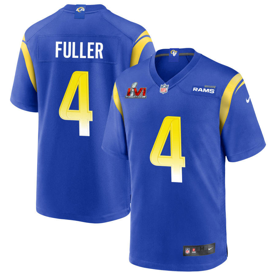Jordan Fuller Los Angeles Rams  Super Bowl LVI Game Jersey - Royal