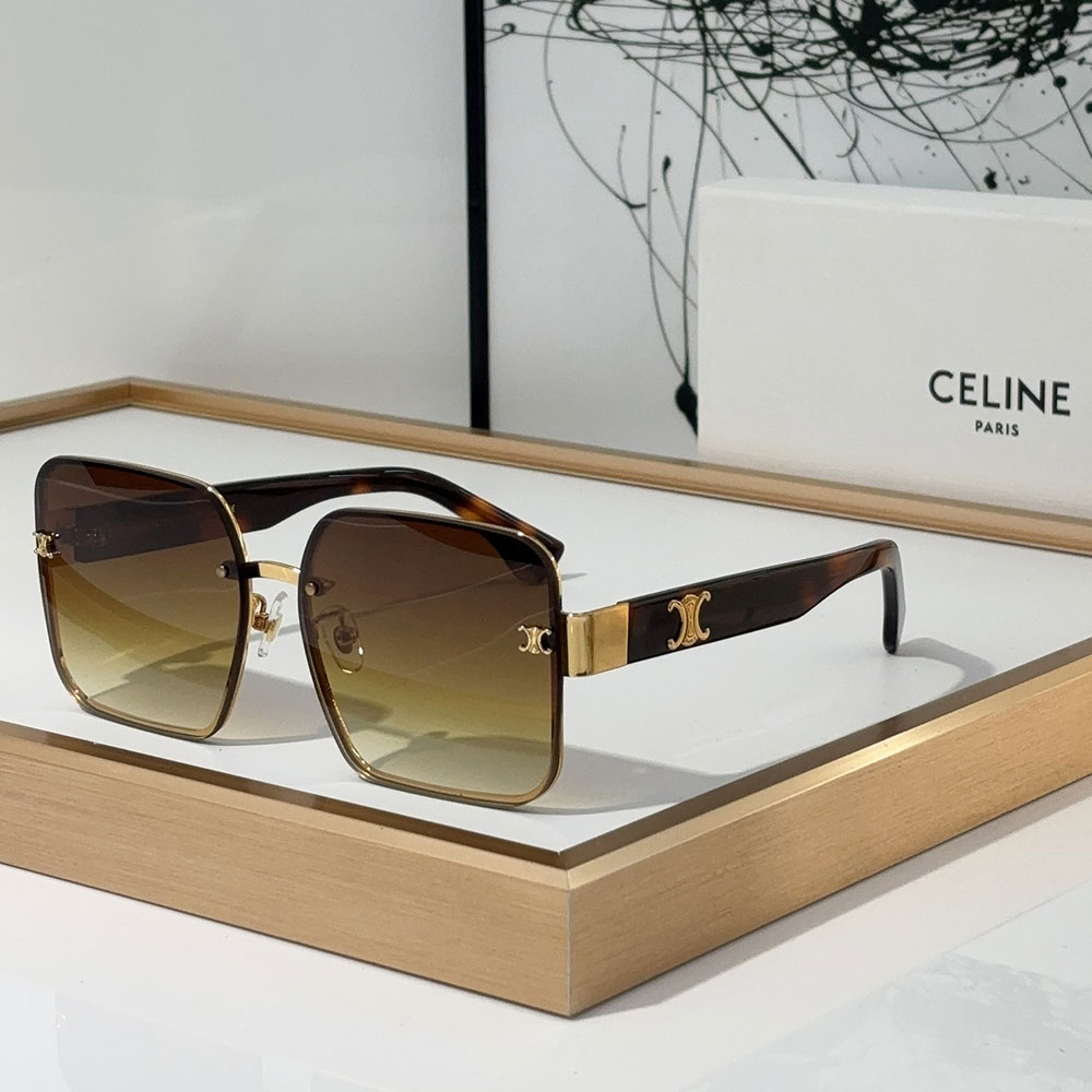 Celine  Recycle Metal frame  sunglasses Top quality （Replica）