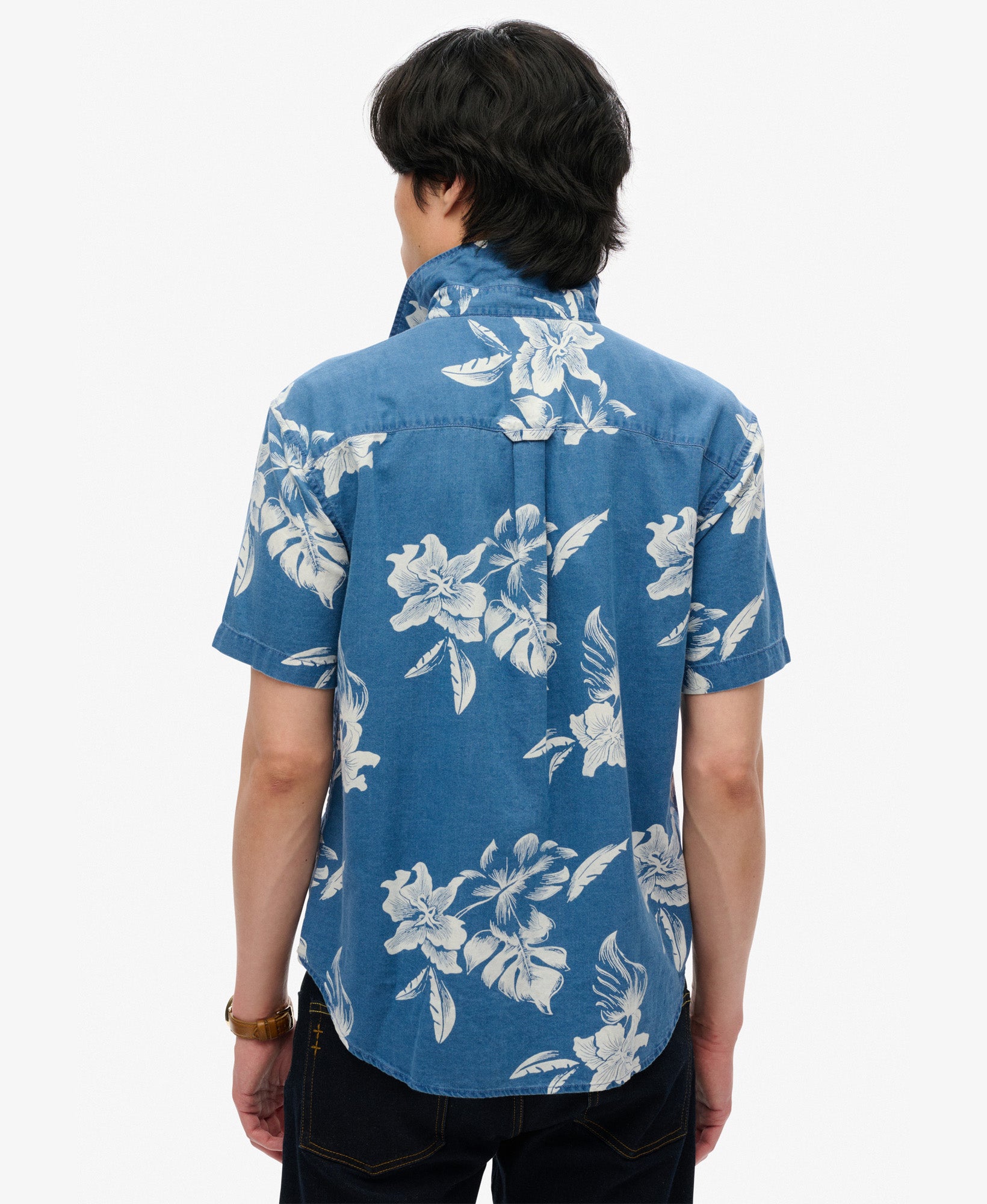 Vintage Loom Short Sleeve Shirt | Chrissy Indigo Rinse