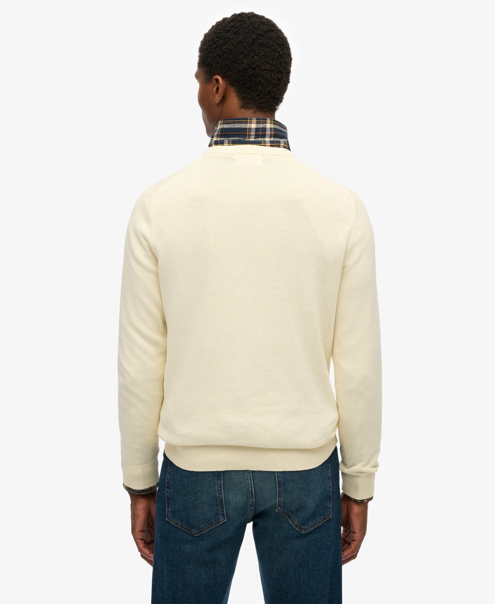Essentials Cotton Jumper | Classic Cream