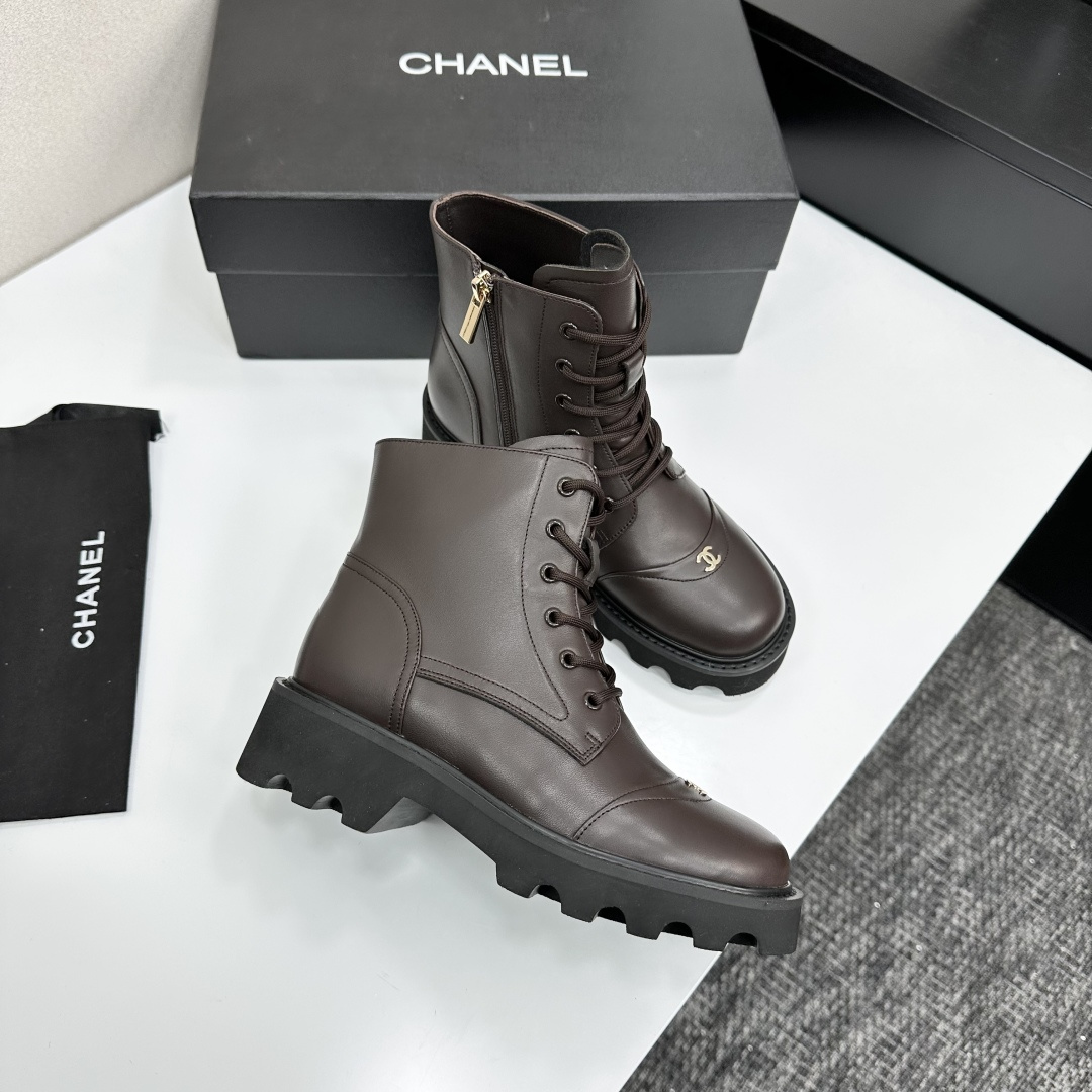 TOP CHANEL Short Boots - 4 Color