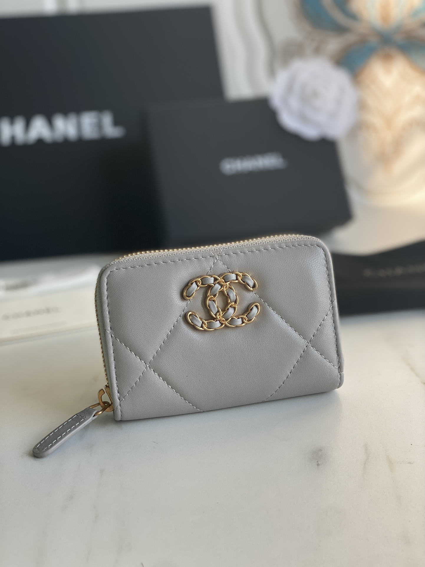 TOP CHANEL Zipper Wallet - 6 Color