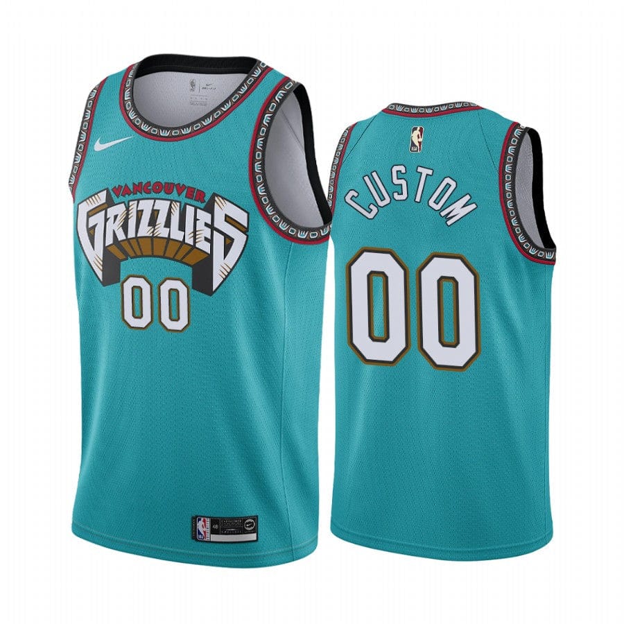 Custom Memphis Grizzlies Throwback Jersey